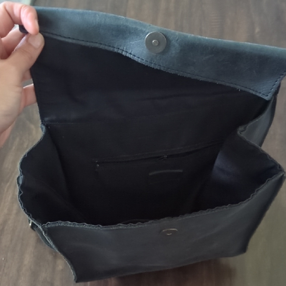 Brandy Melville Black Leather Backpack - Picture 7 of 10